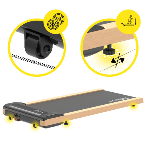 Беговая дорожка  Cornix Diana Walking Pad Oak Wood - фото №6